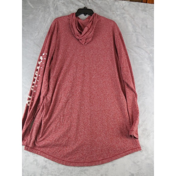 Alabama Crimson Tide Shirt Hoodie Mens XL Red NCAA Football Nike Long Sleeve - Picture 3 of 10